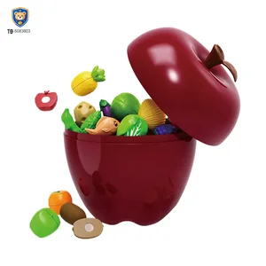 Pretend Play Kitchen Cutting Fruits Vegetables Toys