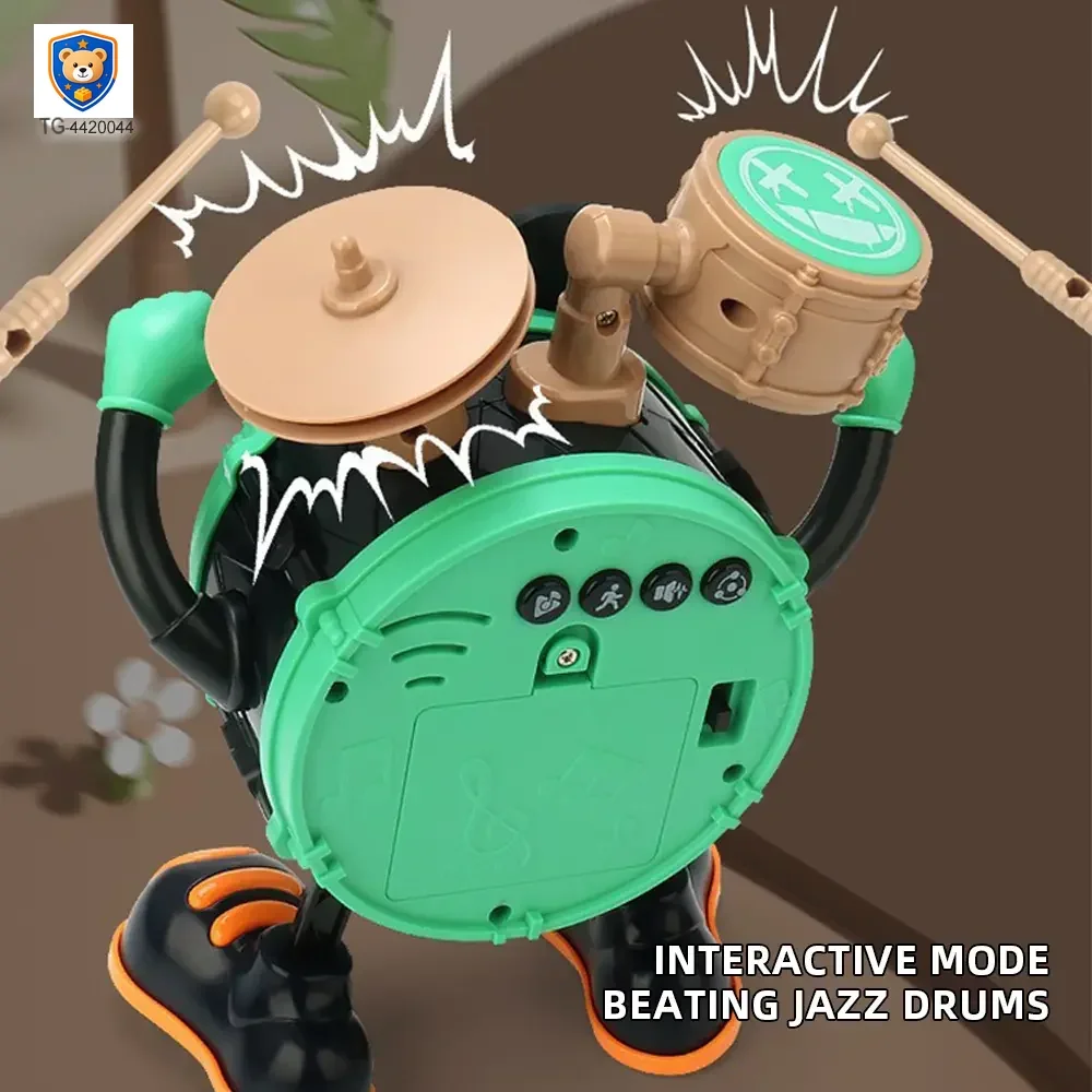 Baby Dancing Drum Instrument Electric Music Robot Toy — product view 4