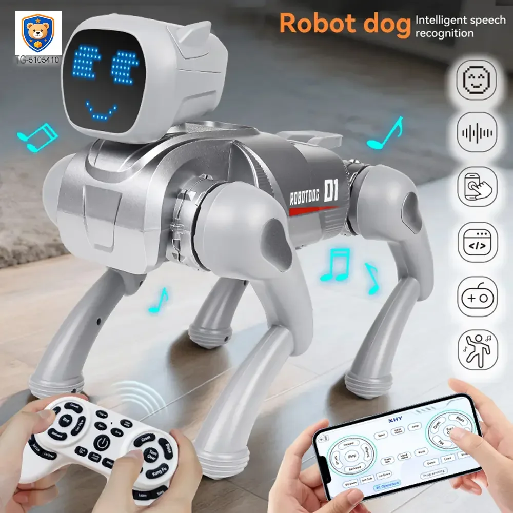 RC Smart Robot Dog Toy with Voice & App Control — product view 3