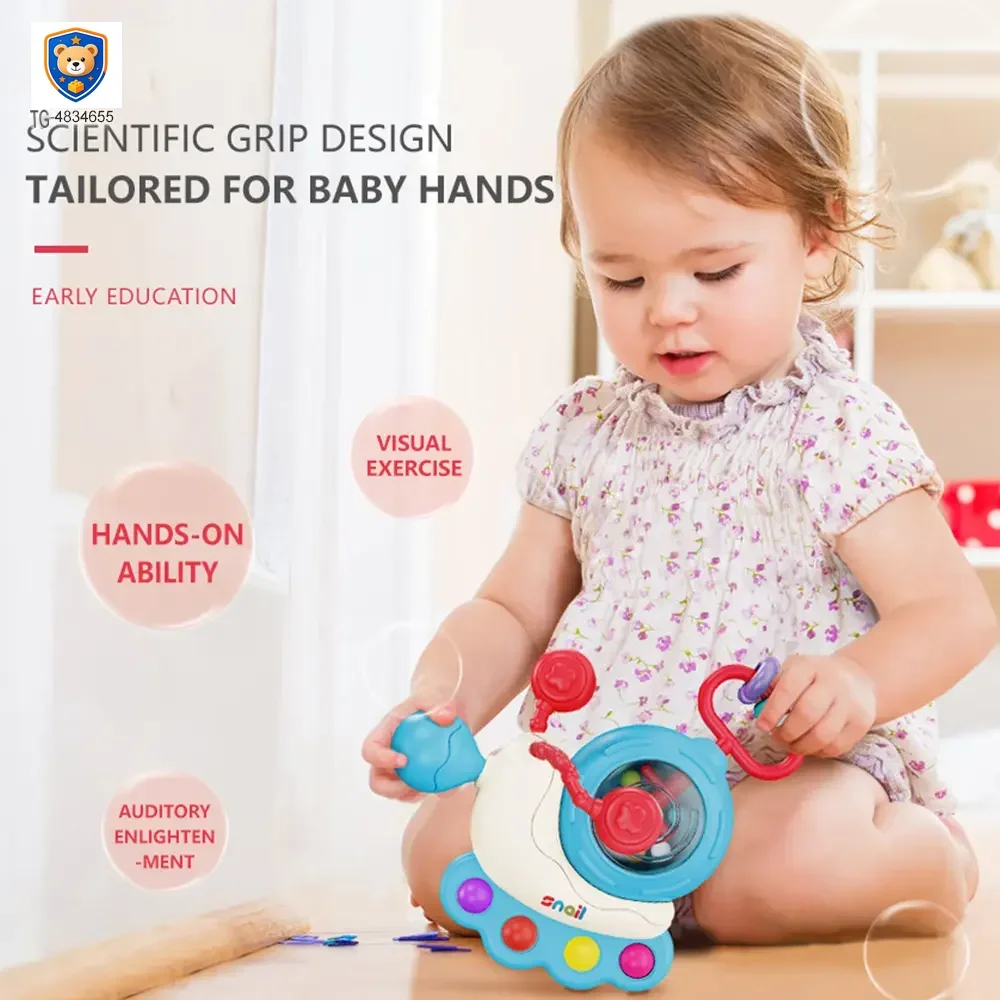 Snail Sensory Toys, Round-Edge Design — product view 3