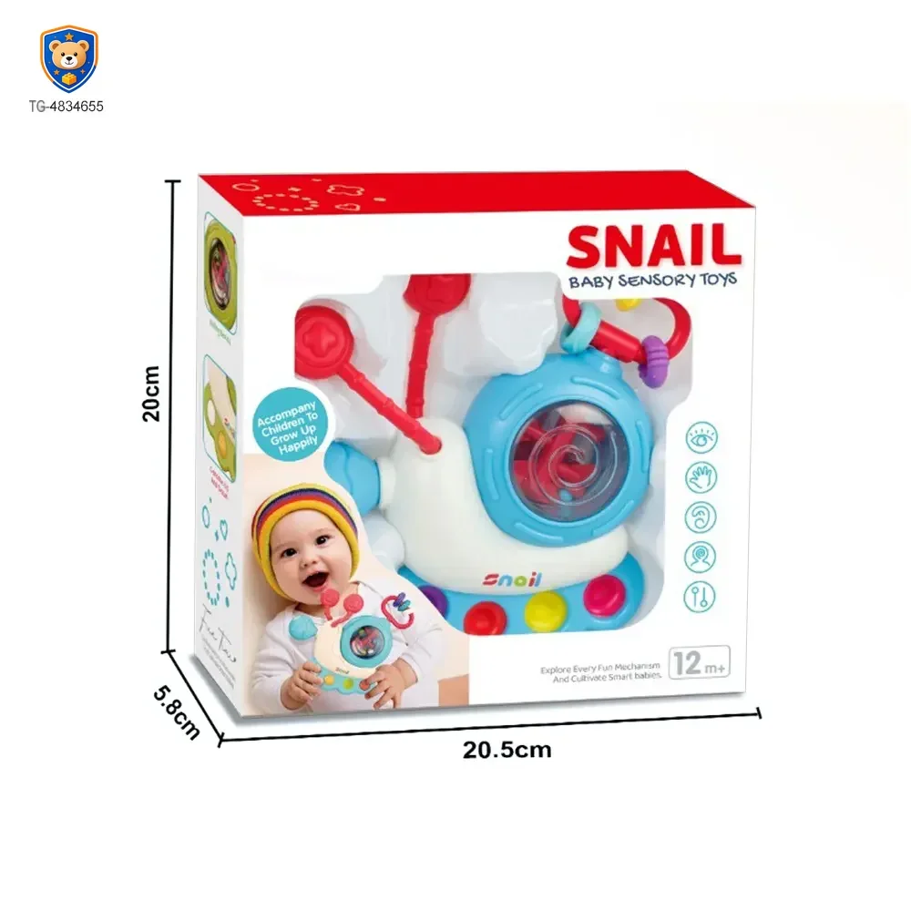 Snail Sensory Toys, Round-Edge Design — product view 4