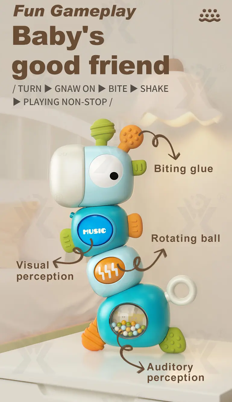 Giraffe Musical Rattle Sensory Toy for Infants (TG4834968) — product detail panel 2