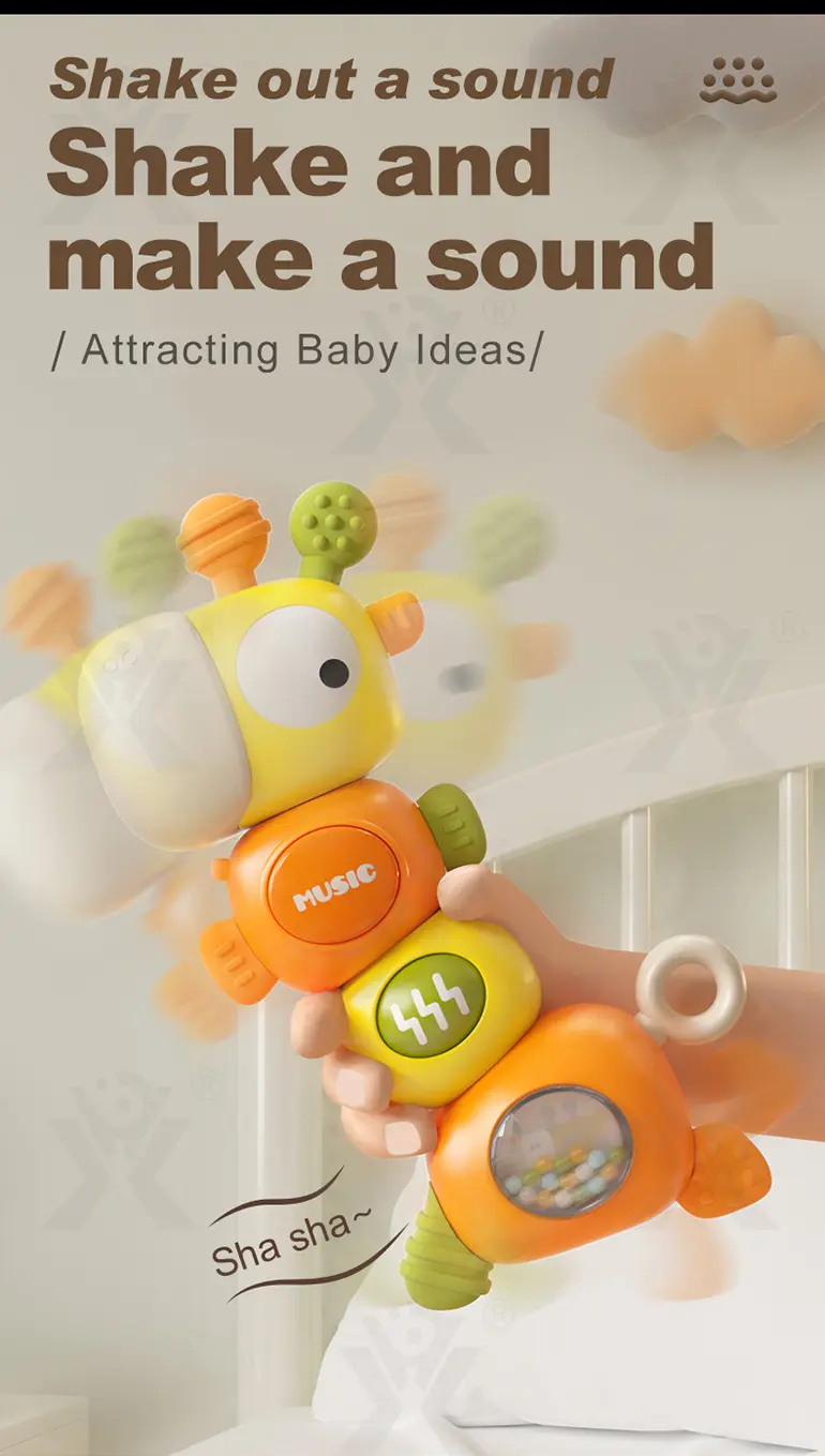 Giraffe Musical Rattle Sensory Toy for Infants (TG4834968) — product detail panel 7