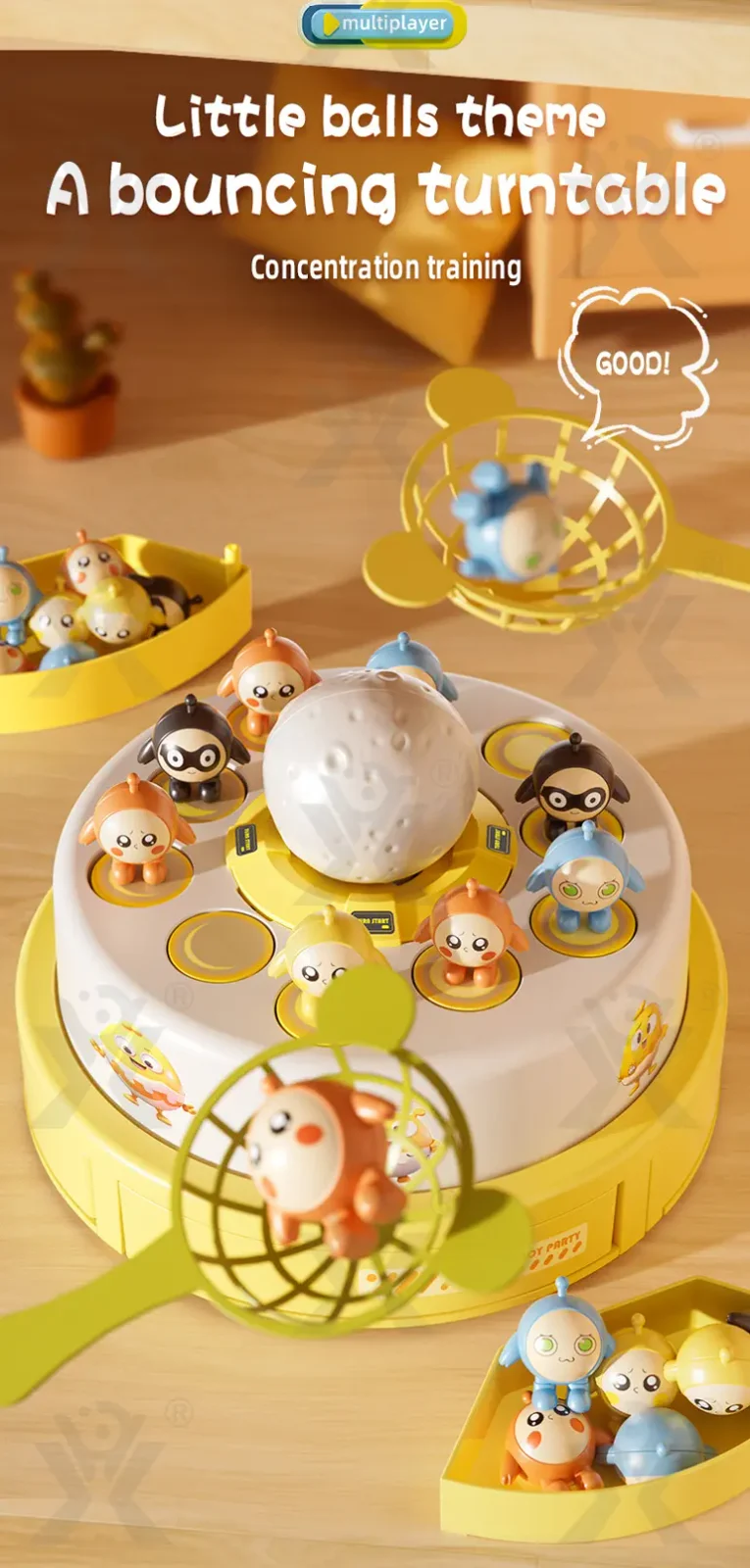 Bouncing and Catching Game Toy, Egg Party Theme (TG4377590) — product detail panel 3