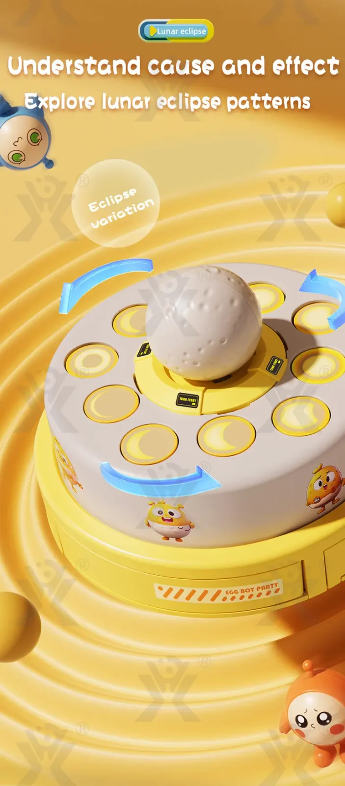 Bouncing and Catching Game Toy, Egg Party Theme (TG4377590) — product detail panel 6