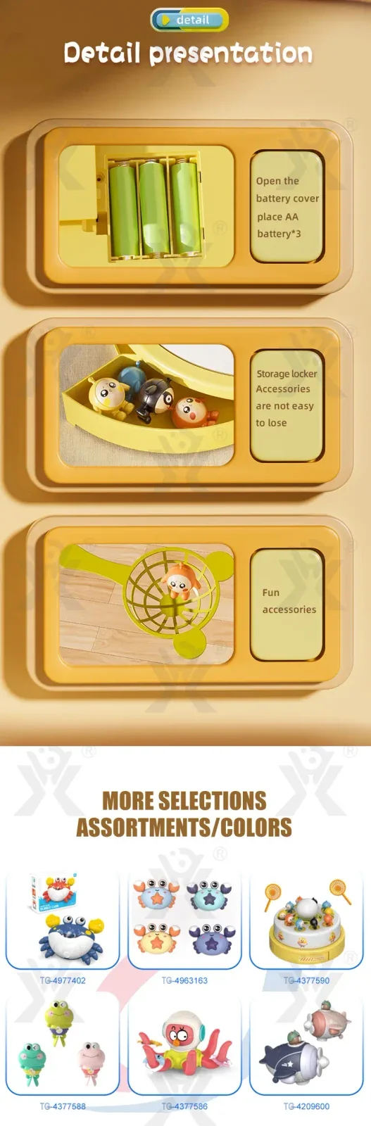 Bouncing and Catching Game Toy, Egg Party Theme (TG4377590) — product detail panel 8