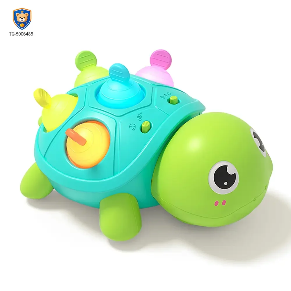 Crawling Turtle, Child-Safe Silicone — product view 2