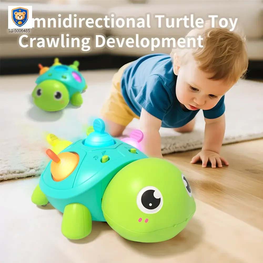 Crawling Turtle, Child-Safe Silicone — product view 5