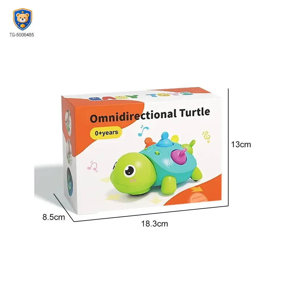 Crawling Turtle, Child-Safe Silicone — product view 6