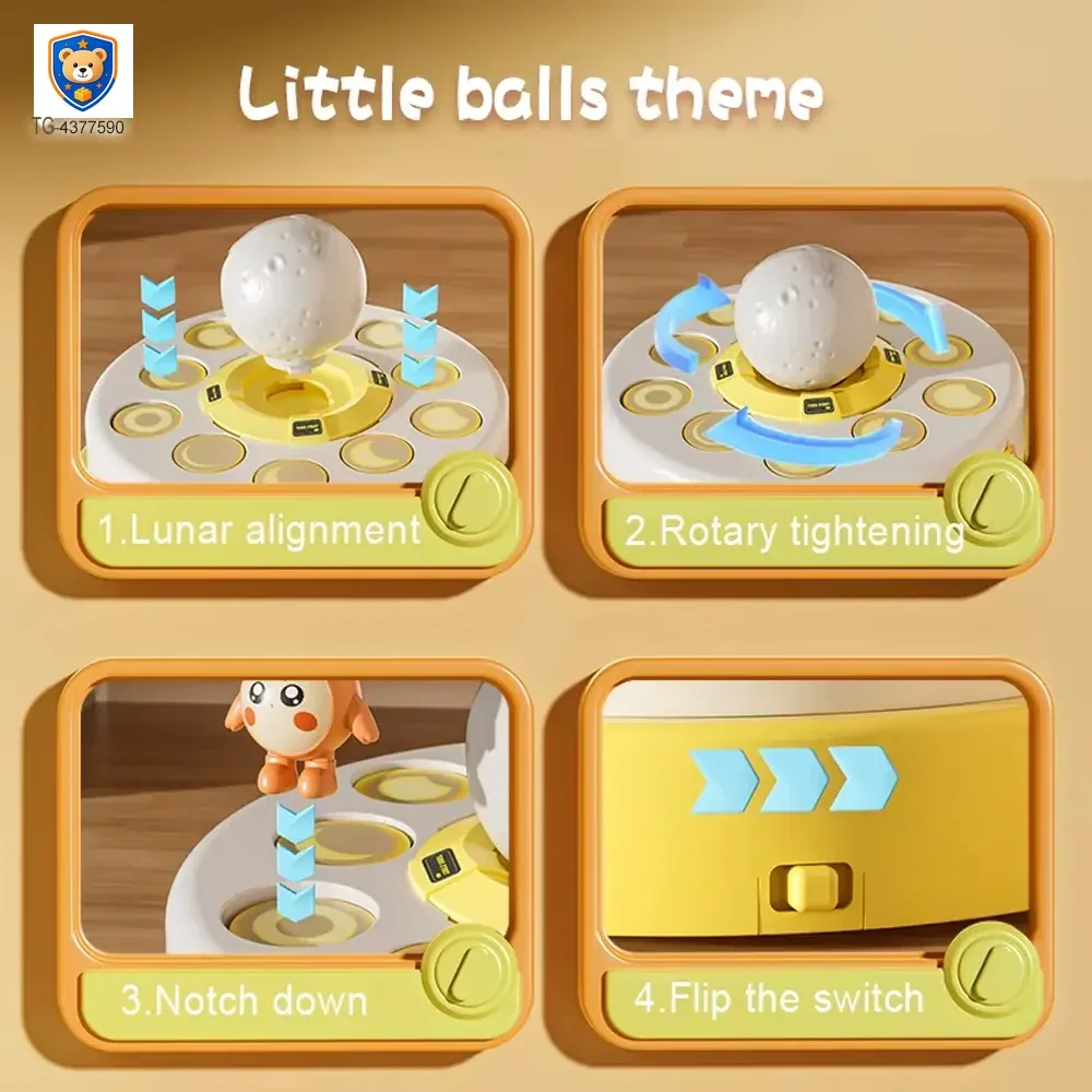 Bouncing and Catching Game Toy, Egg Party Theme — product view 3
